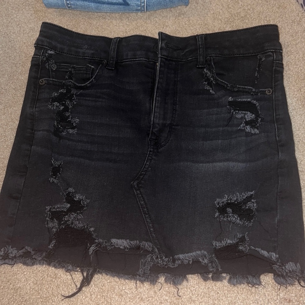 Black American eagle skirt